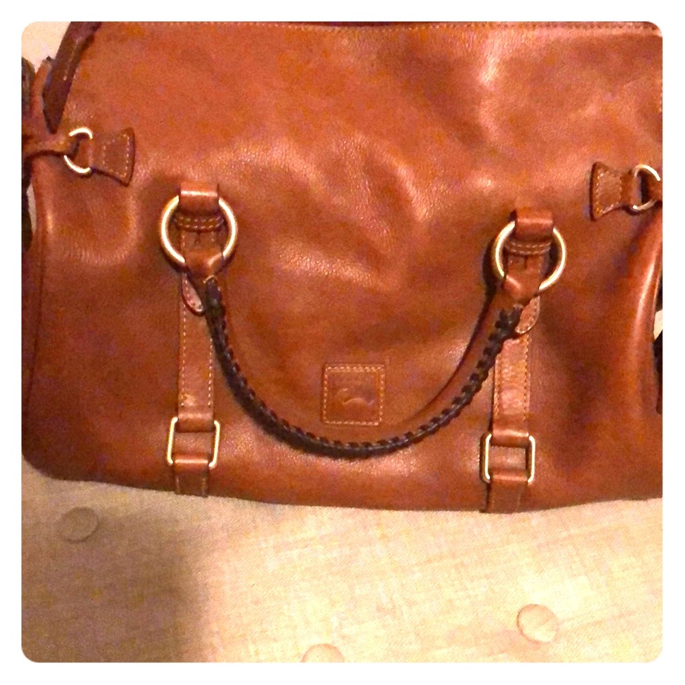 Donney & Bourke Large Florentine Leather Satchel
